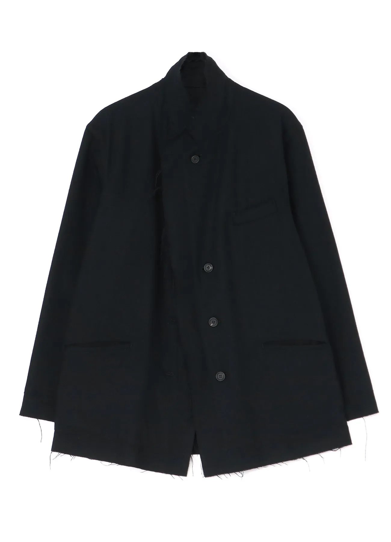 1/10 FLANNEL COTTON CUT OFF REVERSIBLE JACKET