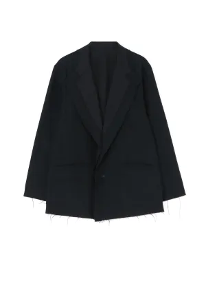 1/10 FLANNEL COTTON CUT OFF REVERSIBLE JACKET