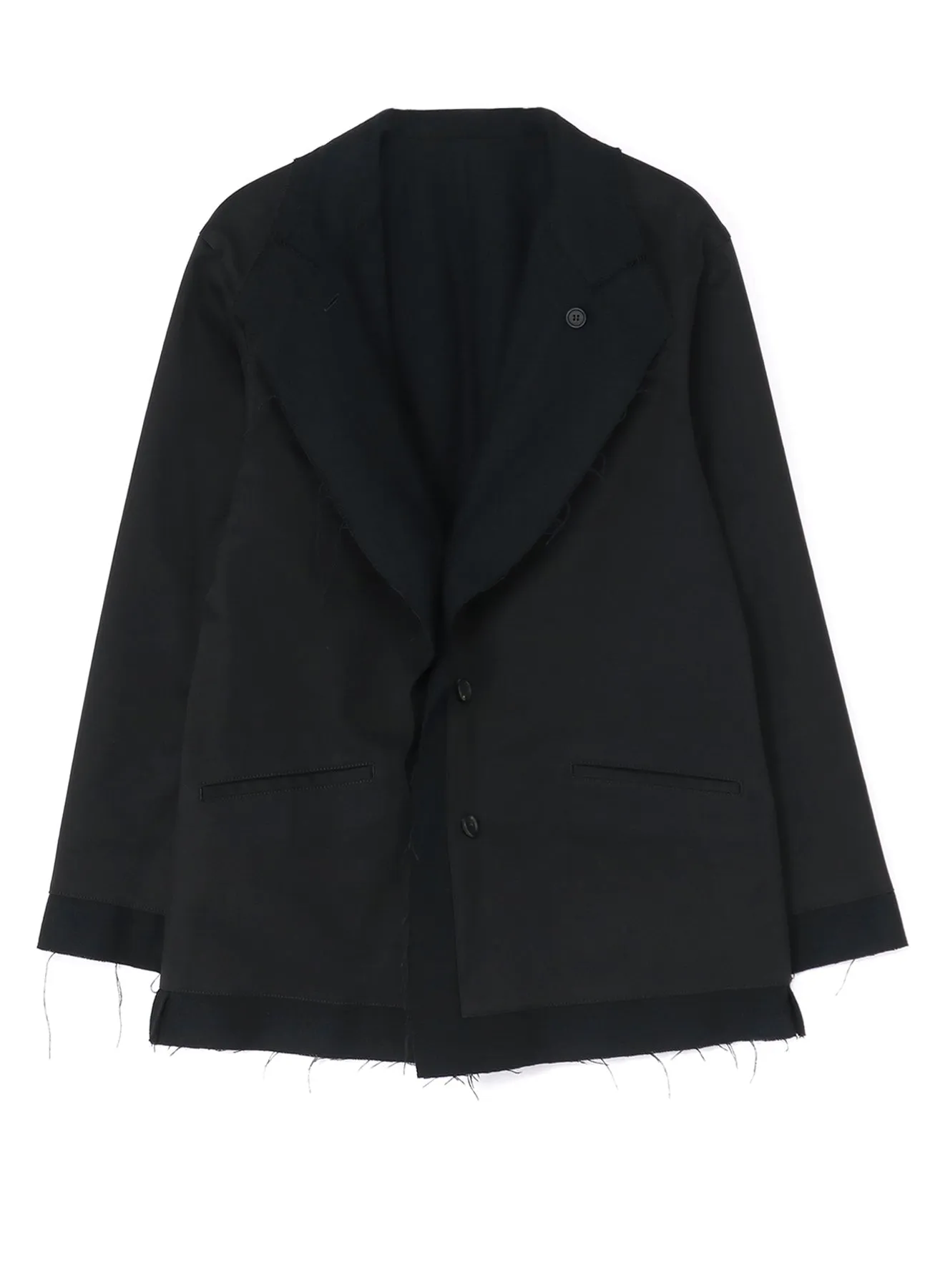 1/10 FLANNEL COTTON CUT OFF REVERSIBLE JACKET
