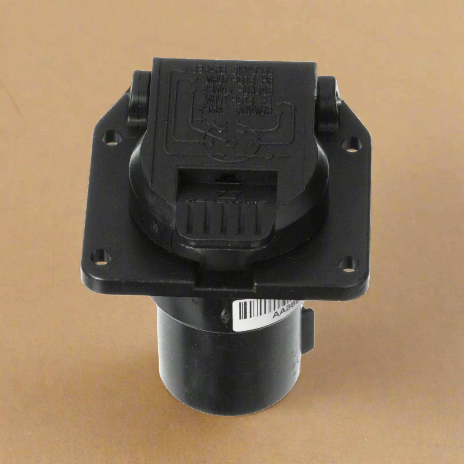 2015-2023 Dodge Ram  2500 7 Way Trailer Wiring ConnectorPlug With Door OEM
