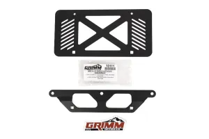 2021  Ford Bronco Grimm Offroad Steel Front Bumper License Plate Mount