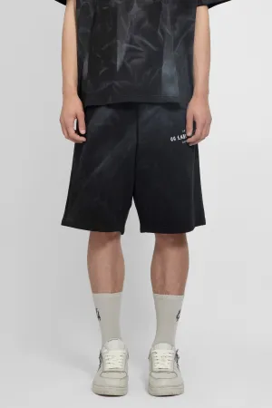 44 LABEL GROUP MAN BLACK SHORTS & SKIRTS