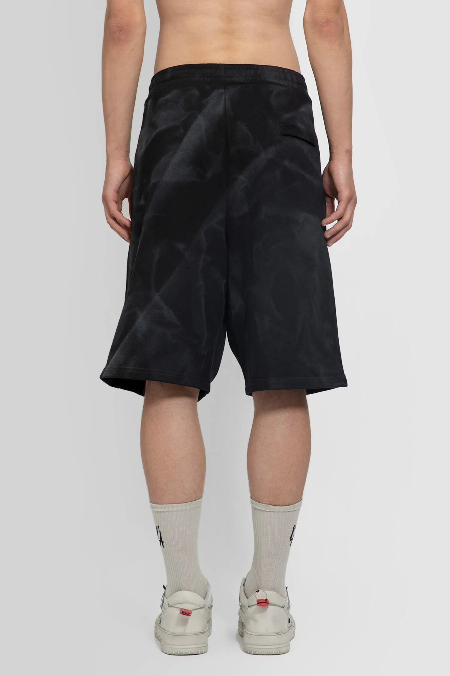 44 LABEL GROUP MAN BLACK SHORTS & SKIRTS