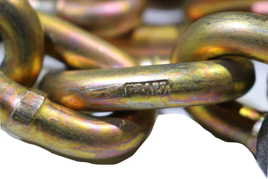 5/16" x 20 Ft  G70 Transport Chain w/ Clevis Grab Hooks USA | 100 PACK