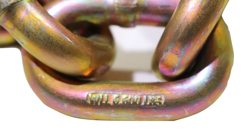 5/16" x 20 Ft  G70 Transport Chain w/ Clevis Grab Hooks USA | 100 PACK