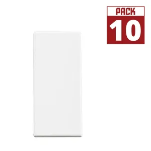 Address Number Full Size Blank Tile White Finish
