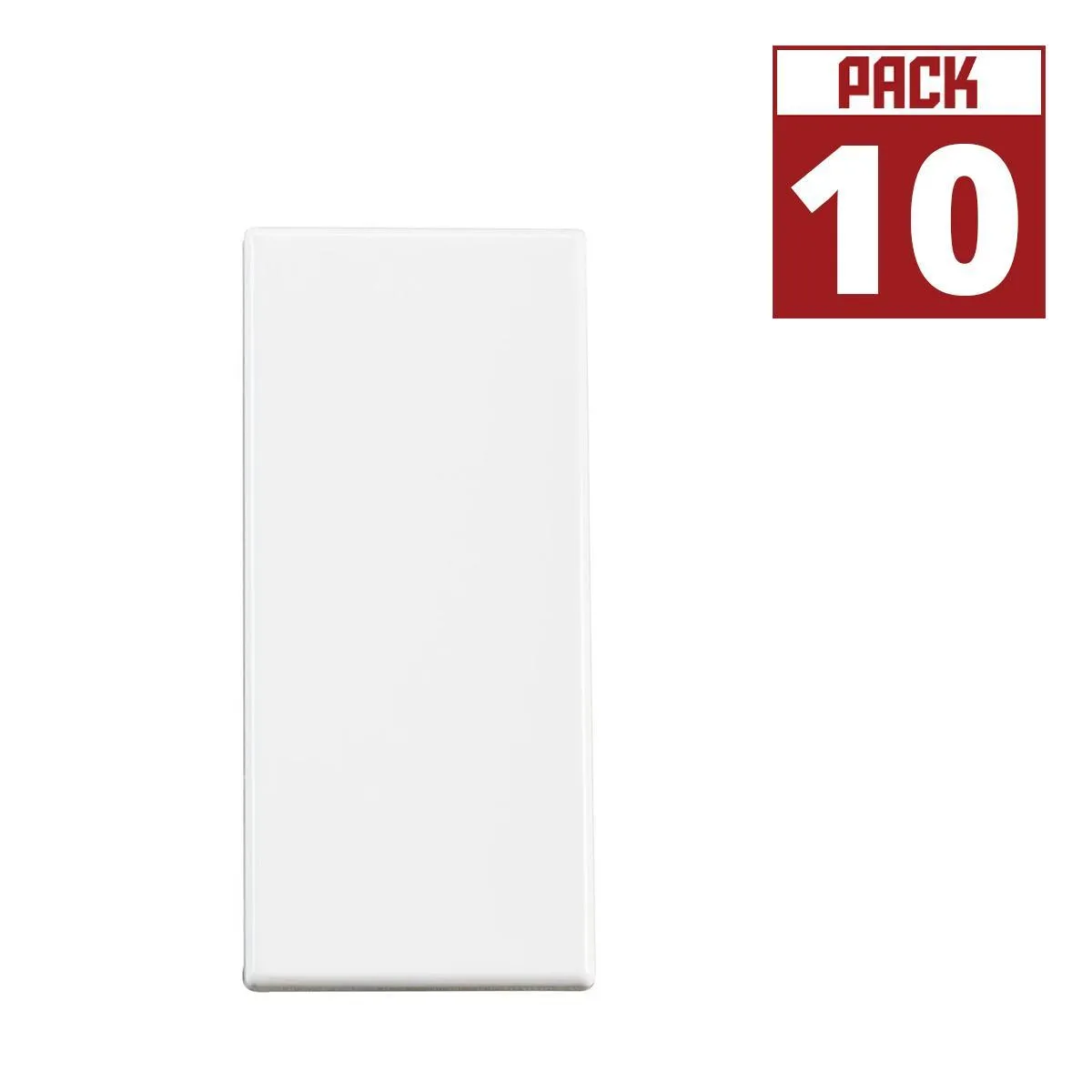 Address Number Full Size Blank Tile White Finish