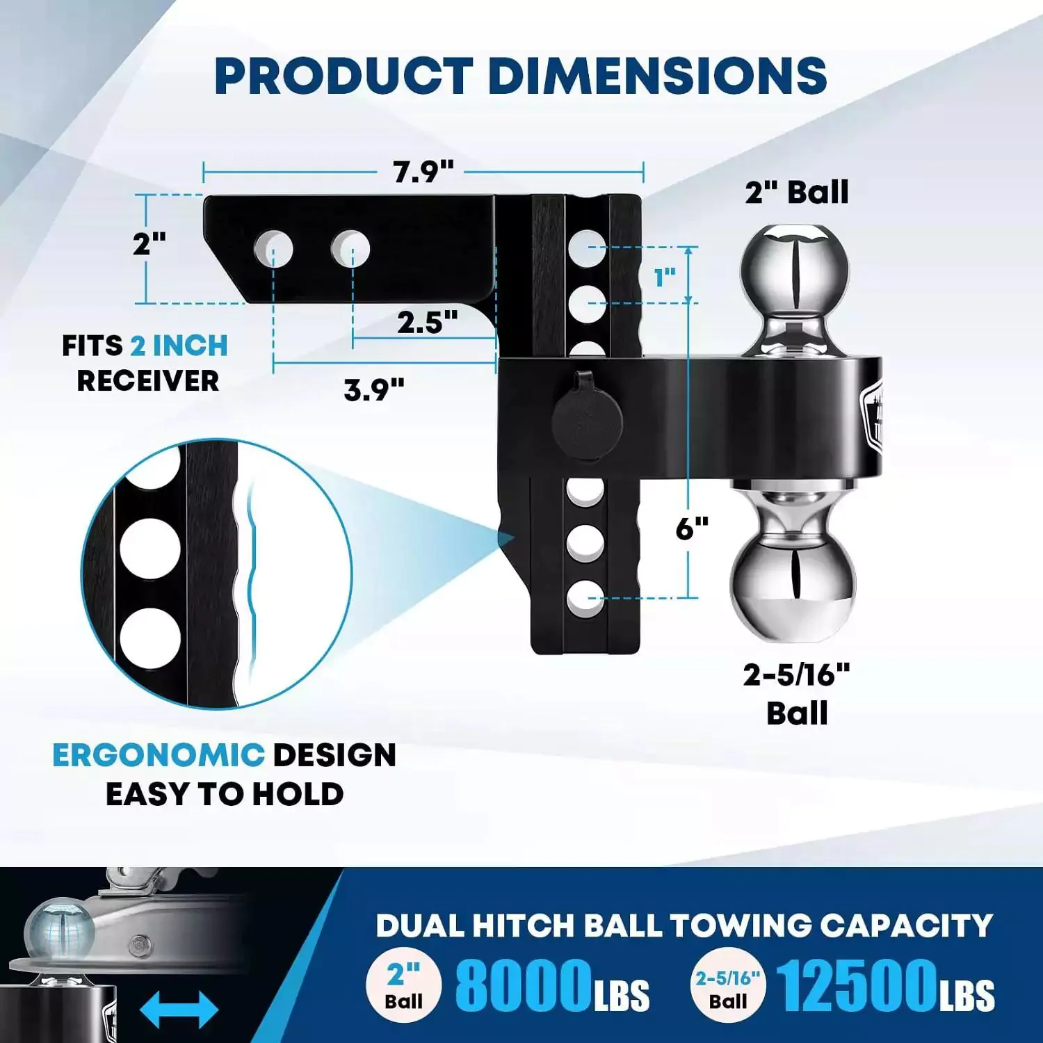 Adjustable Trailer Hitch Kit
