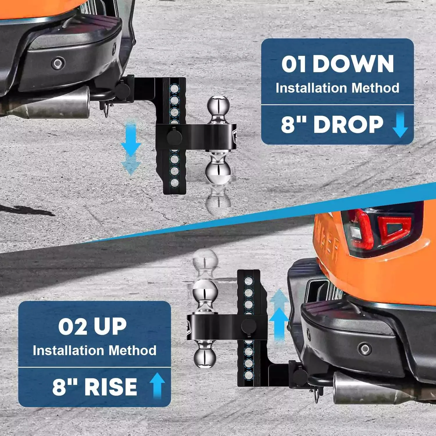 Adjustable Trailer Hitch Kit