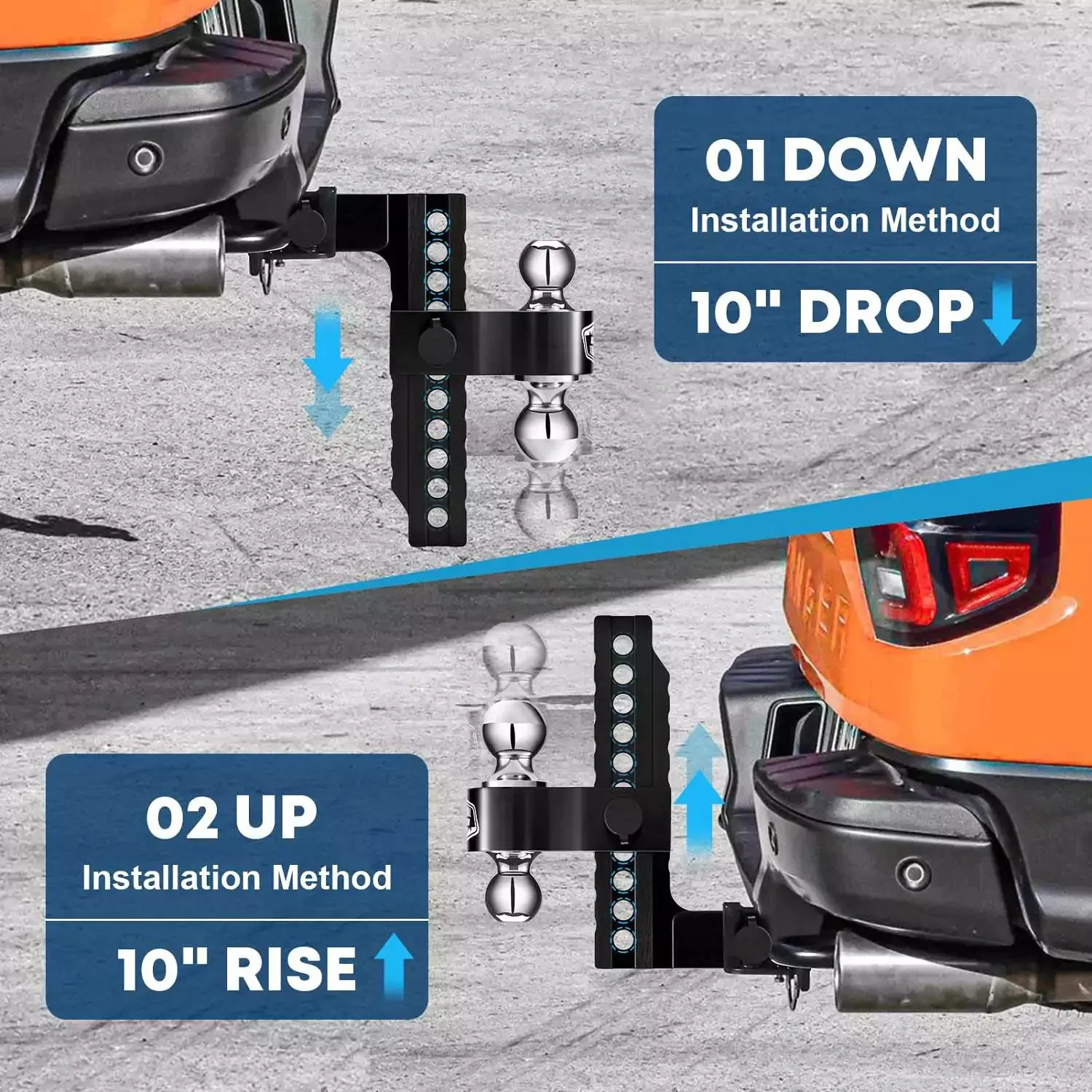 Adjustable Trailer Hitch Kit