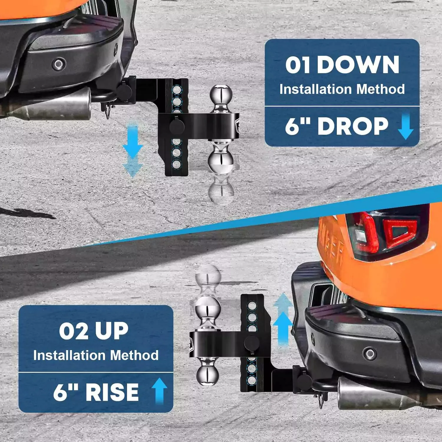 Adjustable Trailer Hitch Kit
