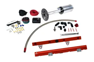 Aeromotive Fuel System 17173 System, C6 Corvette, 18670 A1000, 14106 LS-1 Rails, 16306 PSC & Misc. Fittings.