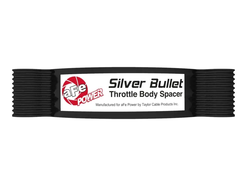 aFe 2020 Vette C8 Silver Bullet Aluminum Throttle Body Spacer / Works With Factory Intake Only - Blk