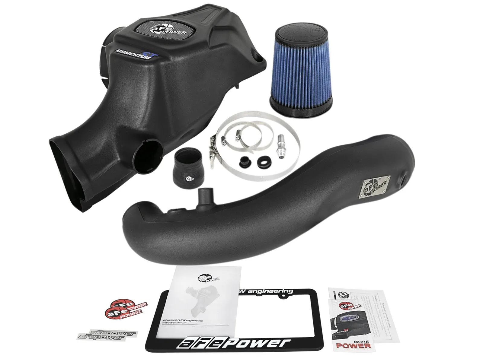 aFe Momentum ST Cold Air Intake Ford Mustang EcoBoost 2.3L (15-17) Dry or Oiled Air Filter