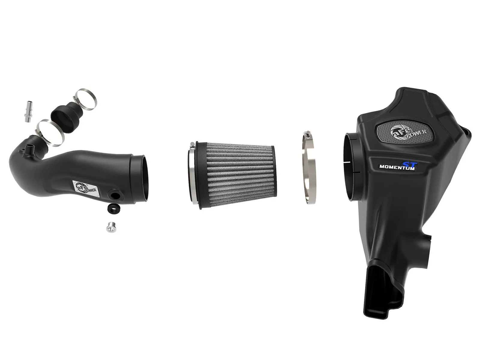 aFe Momentum ST Cold Air Intake Ford Mustang EcoBoost 2.3L (15-17) Dry or Oiled Air Filter