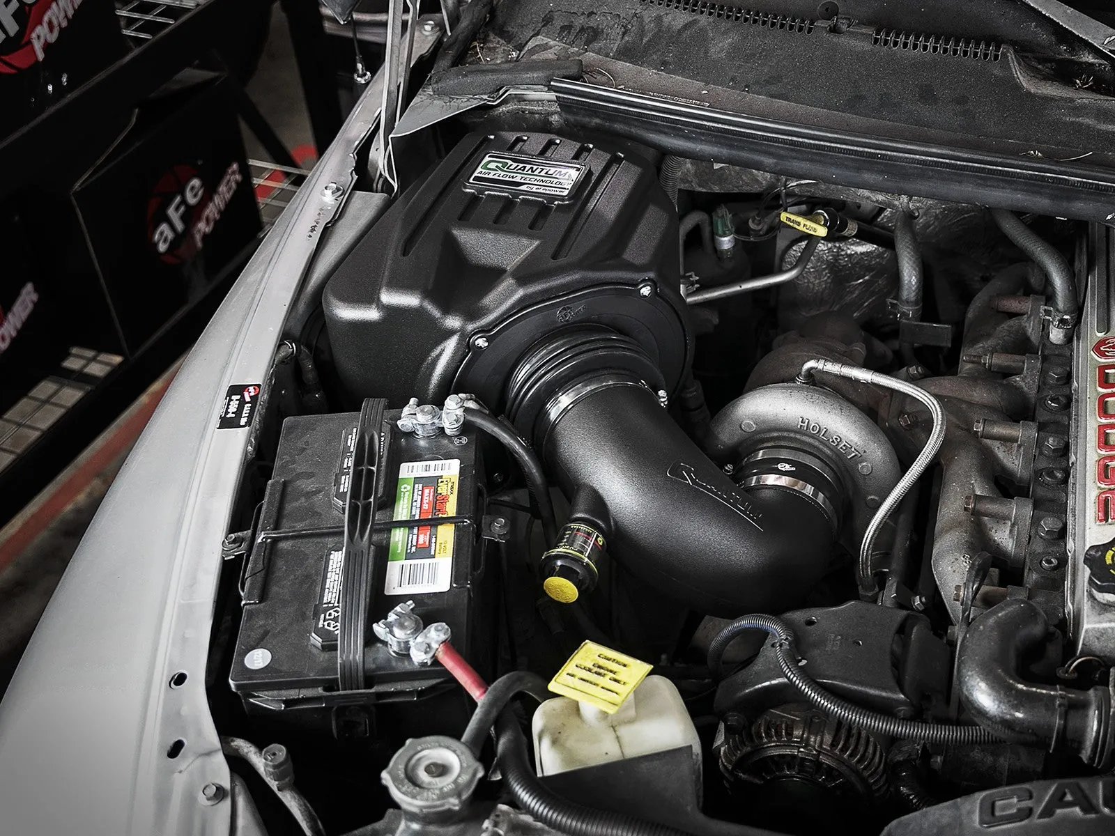 aFe Quantum Cold Air Intake Dodge 2500/3500 Cummins TD 5.9L (94-02) Dry or Oiled Air Filter