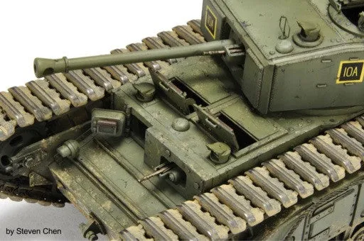 AFV Club Military 1/35 British Churchill Mk III Infantry Tank w/Ordance QF 75mm Mk V Gun Kit