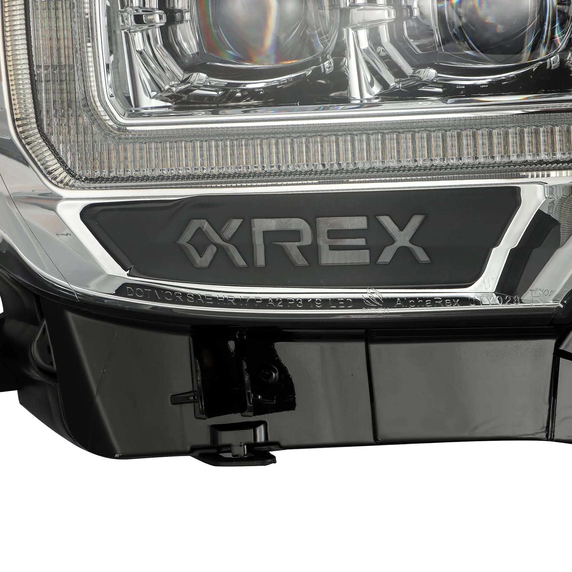AlphaRex 16  Toyota Tacoma NOVA LED Projector Headlights Plank Style Chrome w/Activation Light (arx880706)