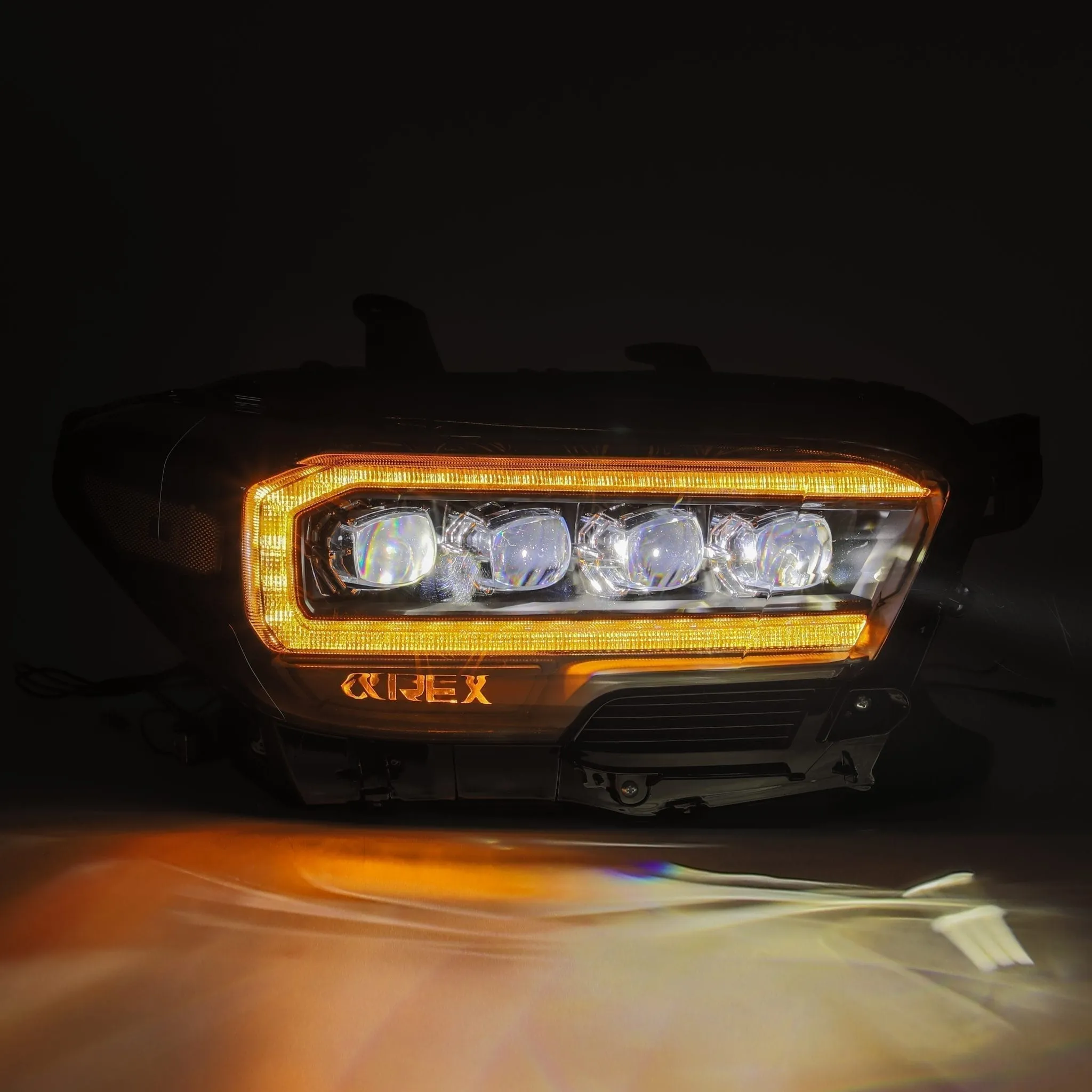 AlphaRex 16  Toyota Tacoma NOVA LED Projector Headlights Plank Style Chrome w/Activation Light (arx880706)