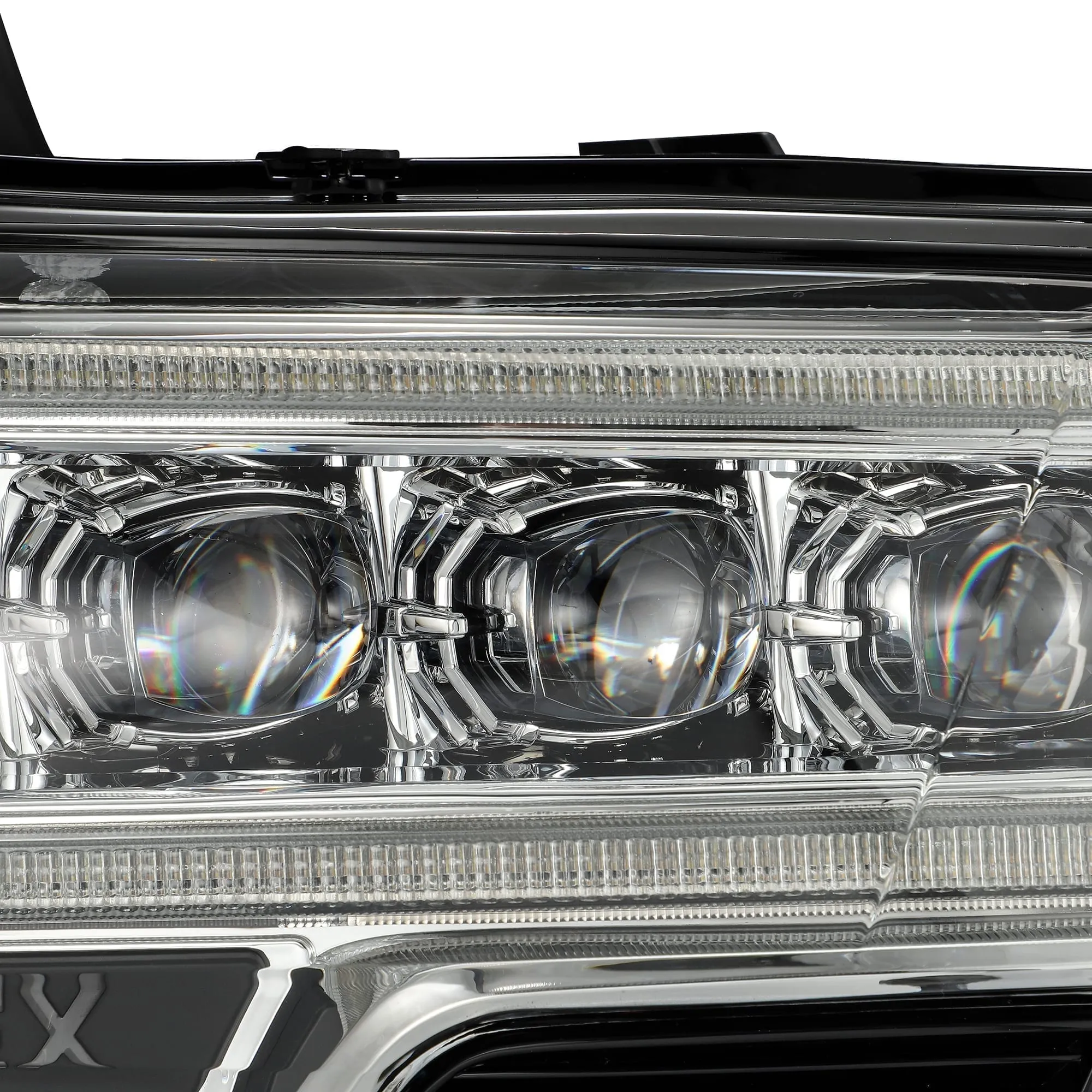 AlphaRex 16  Toyota Tacoma NOVA LED Projector Headlights Plank Style Chrome w/Activation Light (arx880706)