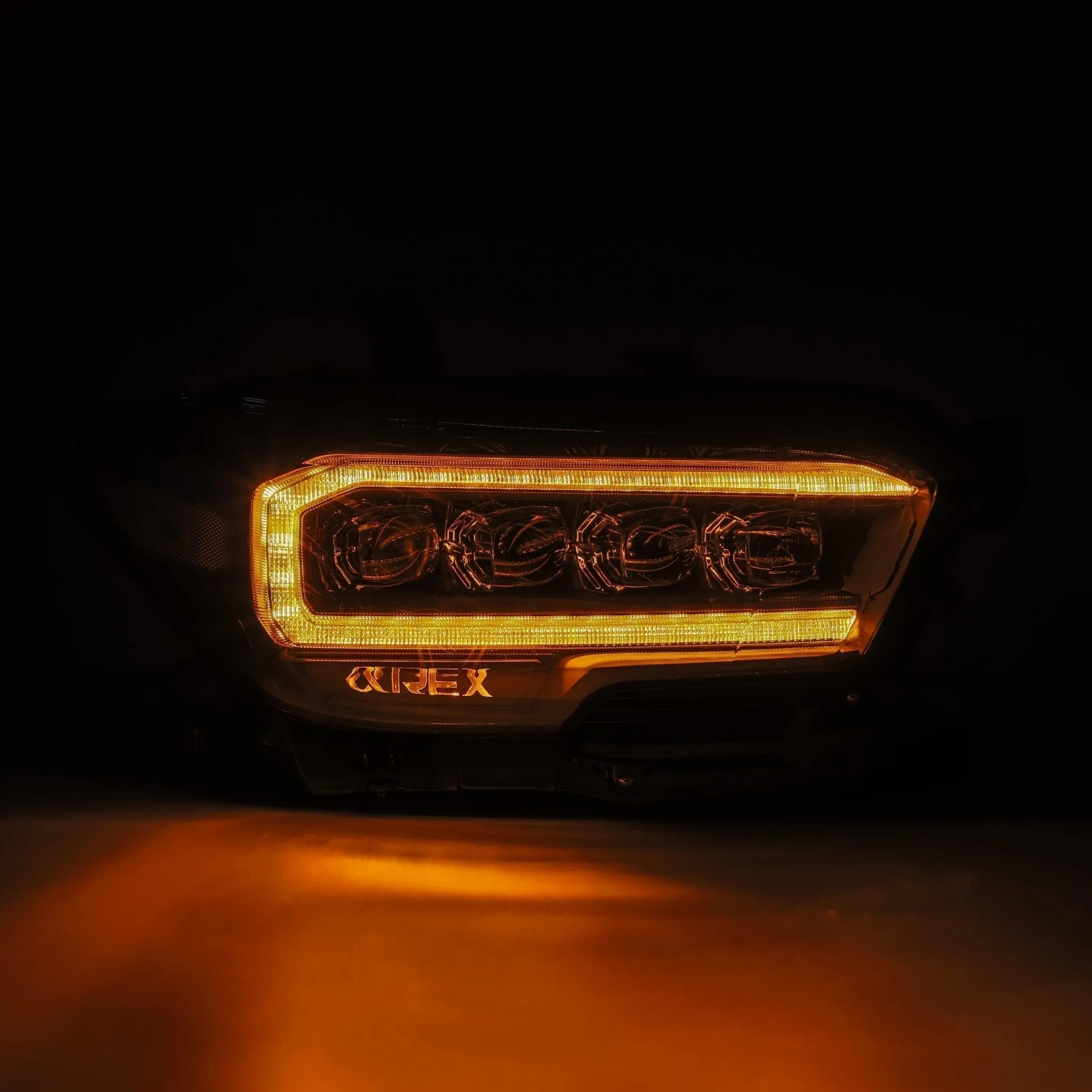 AlphaRex 16  Toyota Tacoma NOVA LED Projector Headlights Plank Style Chrome w/Activation Light (arx880706)