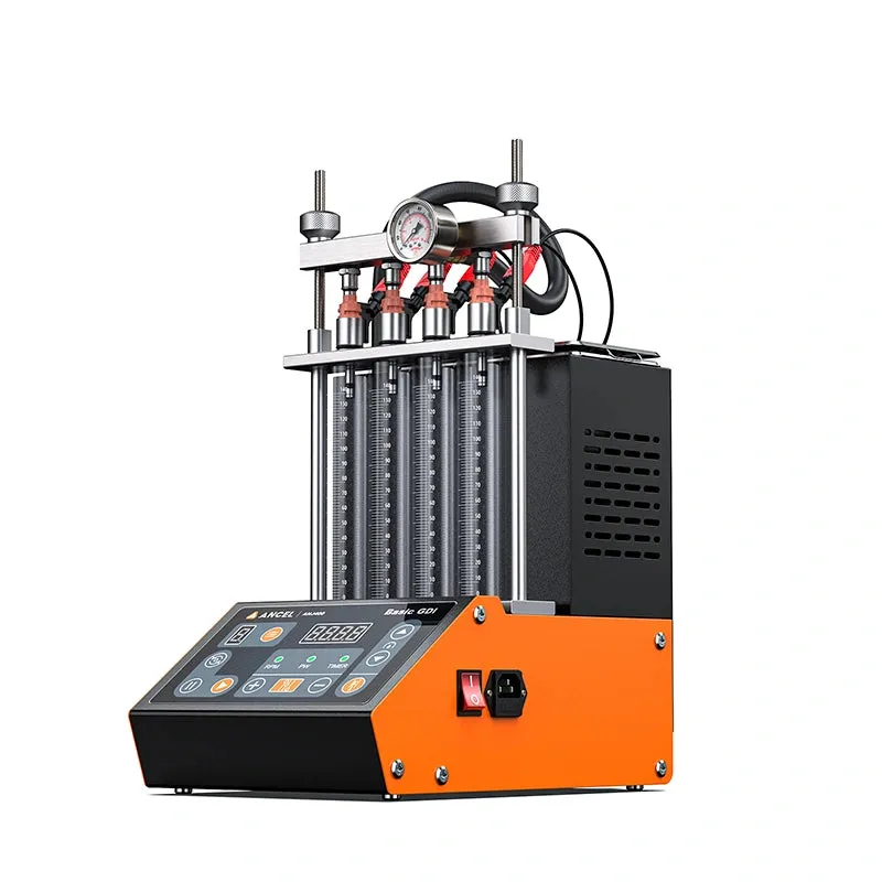 ANCEL ANJ400 GDI Fuel Injector Tester and Cleaner 4-cylinder Ultrasonic Cleaning Machine
