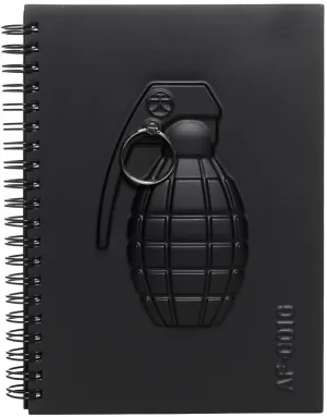 ARMED WITH A GRENADE NOTEBOOK