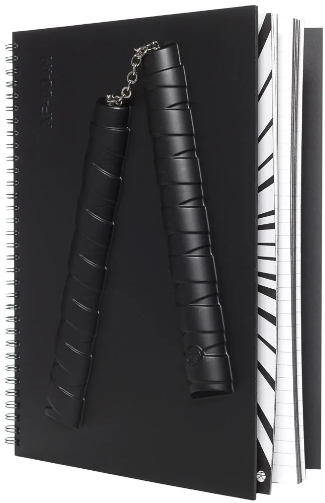 ARMED WITH NUNCHUCKS NOTEBOOK