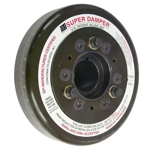 ATI Super Damper SFI 18.1 Harmonic Balancer - 6.325 in OD - Black Oxide - Internal Balance - Small Block Chevy 917781
