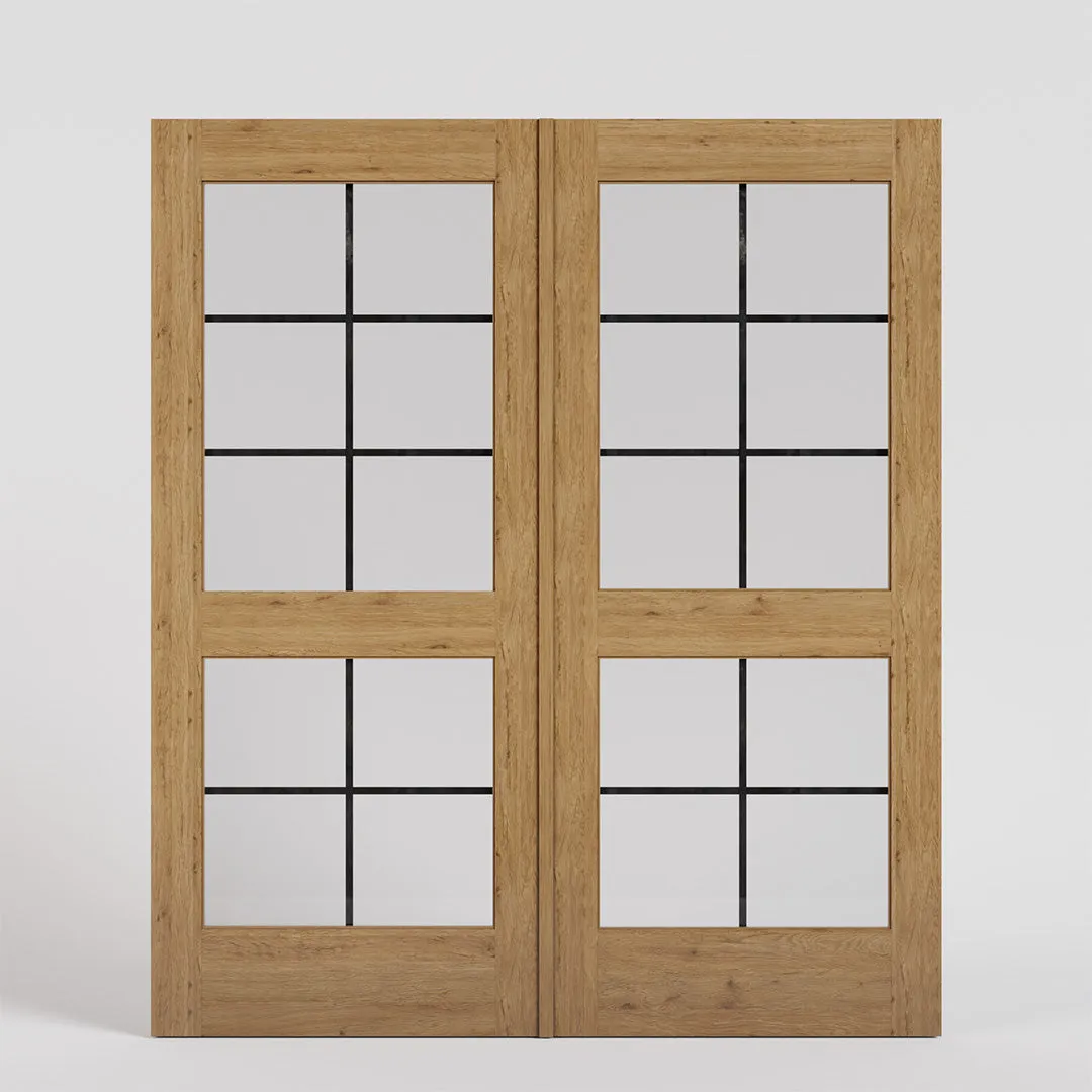 Baudelaire Double Glass Exterior Double French Doors