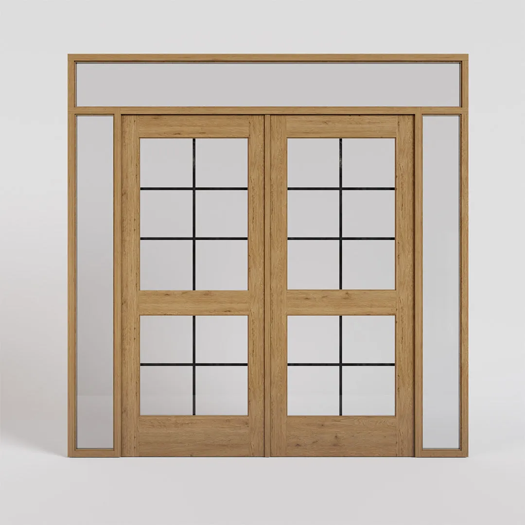 Baudelaire Double Glass Exterior Double French Doors
