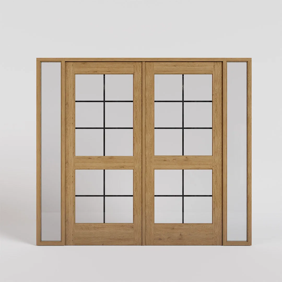 Baudelaire Double Glass Exterior Double French Doors