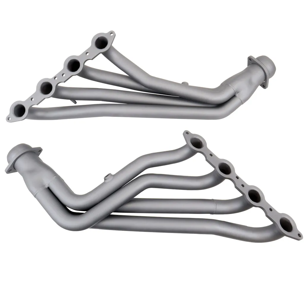 BBK Air Intake Chevy Silverado / GMC Sierra 1500 (1999-2002) 1-3/4" Long Tube Exhaust Headers Titanium / Polished Silver