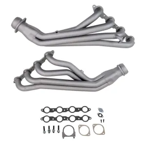 BBK Air Intake Chevy Silverado / GMC Sierra 1500 (1999-2002) 1-3/4" Long Tube Exhaust Headers Titanium / Polished Silver