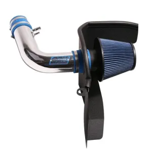 BBK Air Intake Kit Ford Mustang V6 3.7 (2015-2017) Powder Coated Chrome / Blackout