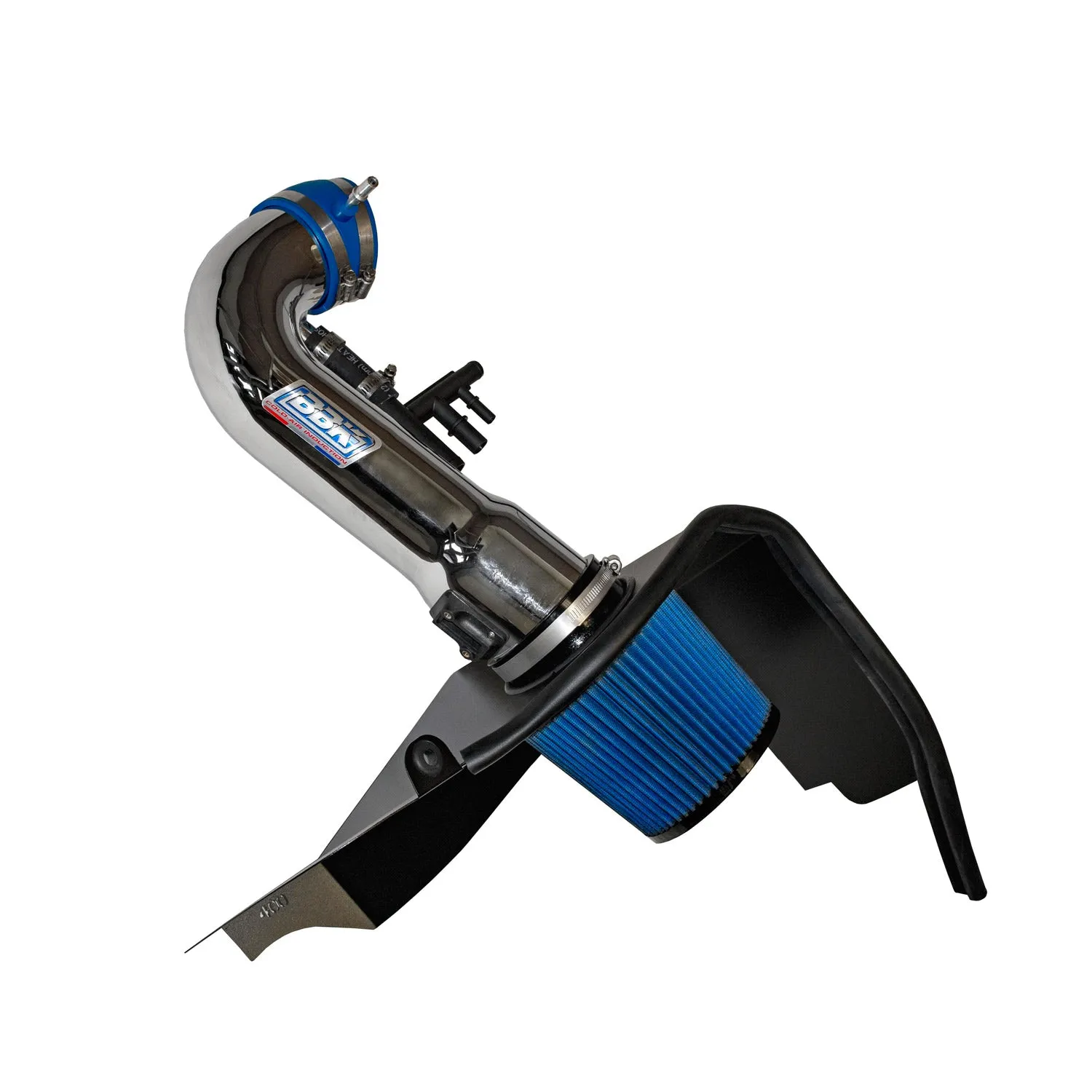 BBK Performance Parts 1452 2018-23 FORD MUSTANG 5.0 GT COLD AIR INTAKE KIT - Powder Chrome Finish