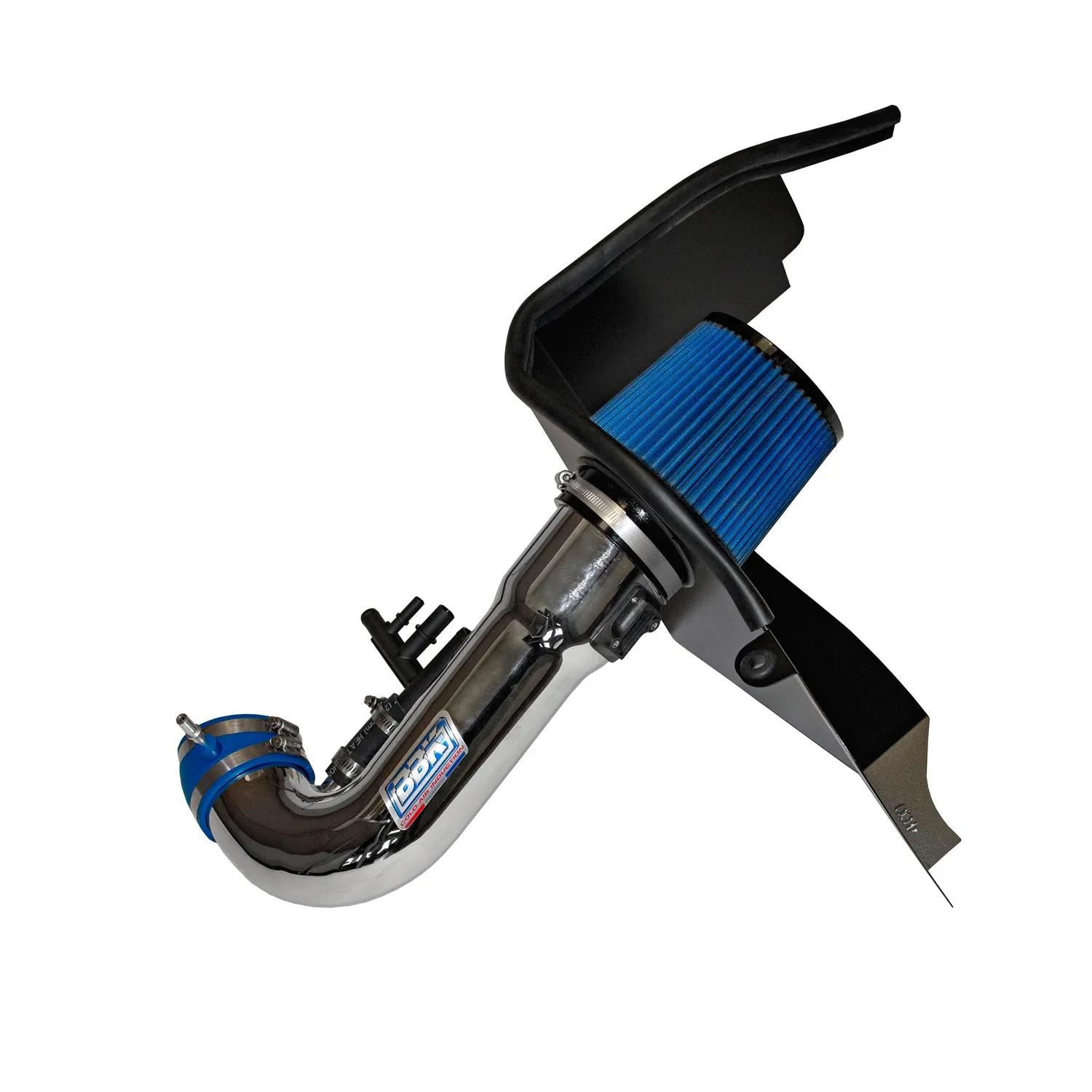 BBK Performance Parts 1452 2018-23 FORD MUSTANG 5.0 GT COLD AIR INTAKE KIT - Powder Chrome Finish