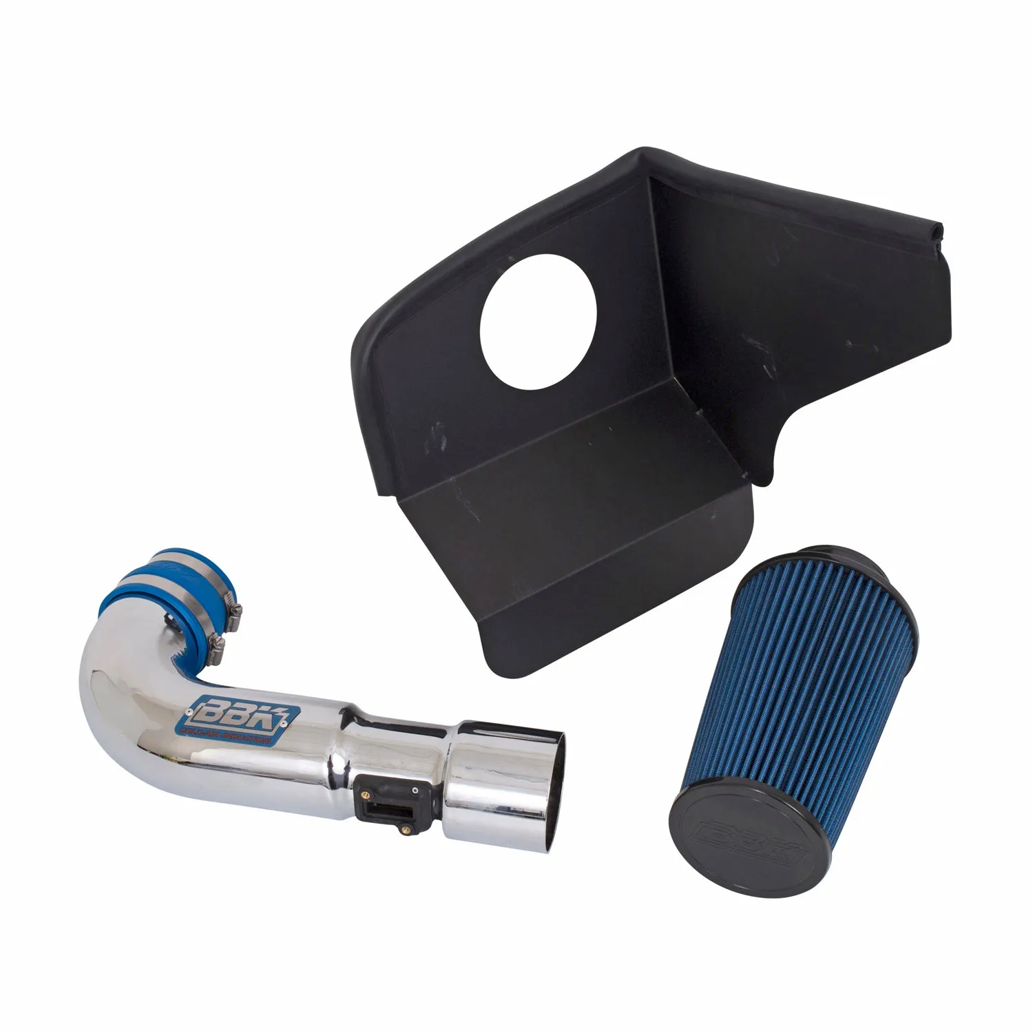 BBK Performance Parts 1835 2012-2015 CAMARO V6 COLD AIR INDUCTION SYSTEM (POWDER CHROME).