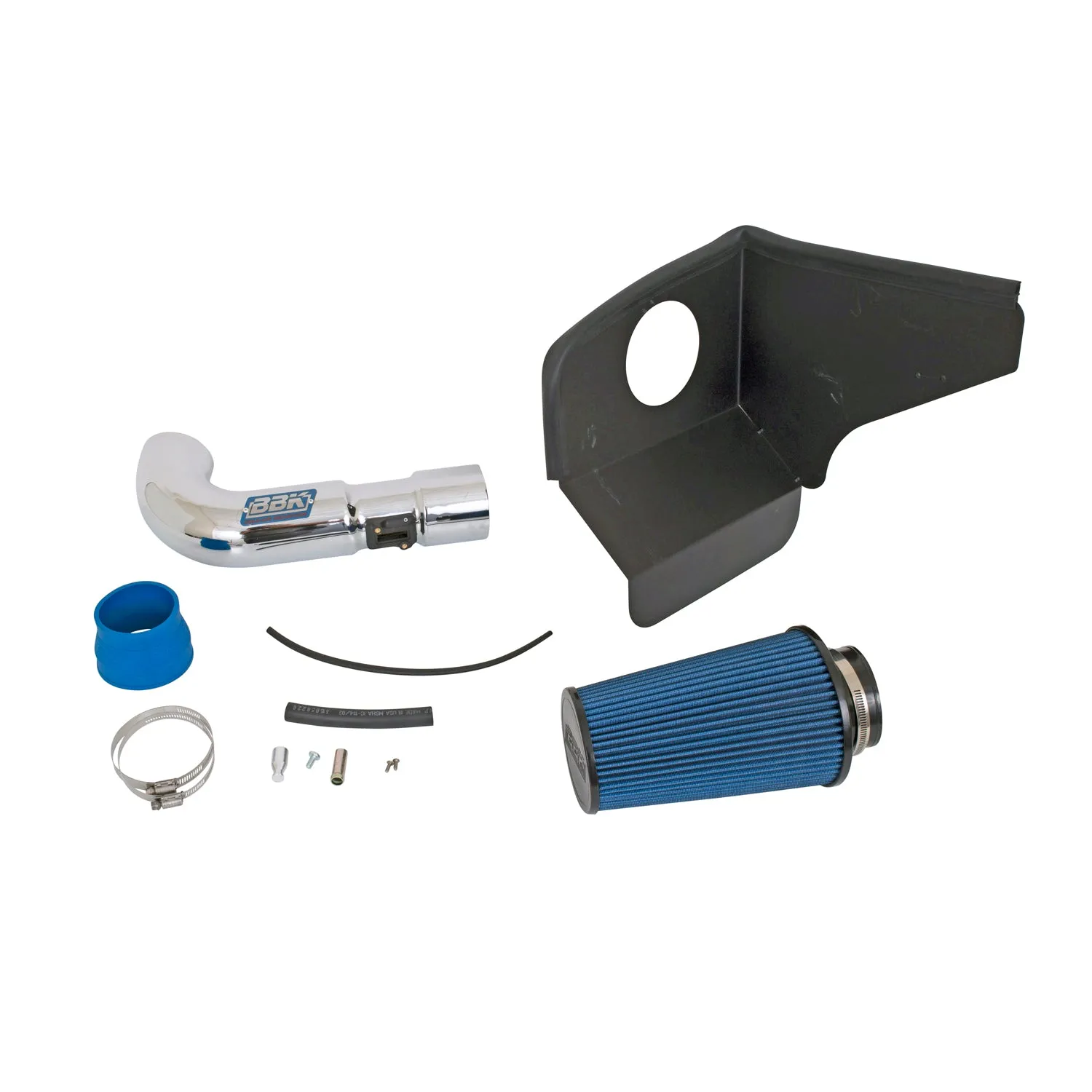 BBK Performance Parts 1835 2012-2015 CAMARO V6 COLD AIR INDUCTION SYSTEM (POWDER CHROME).
