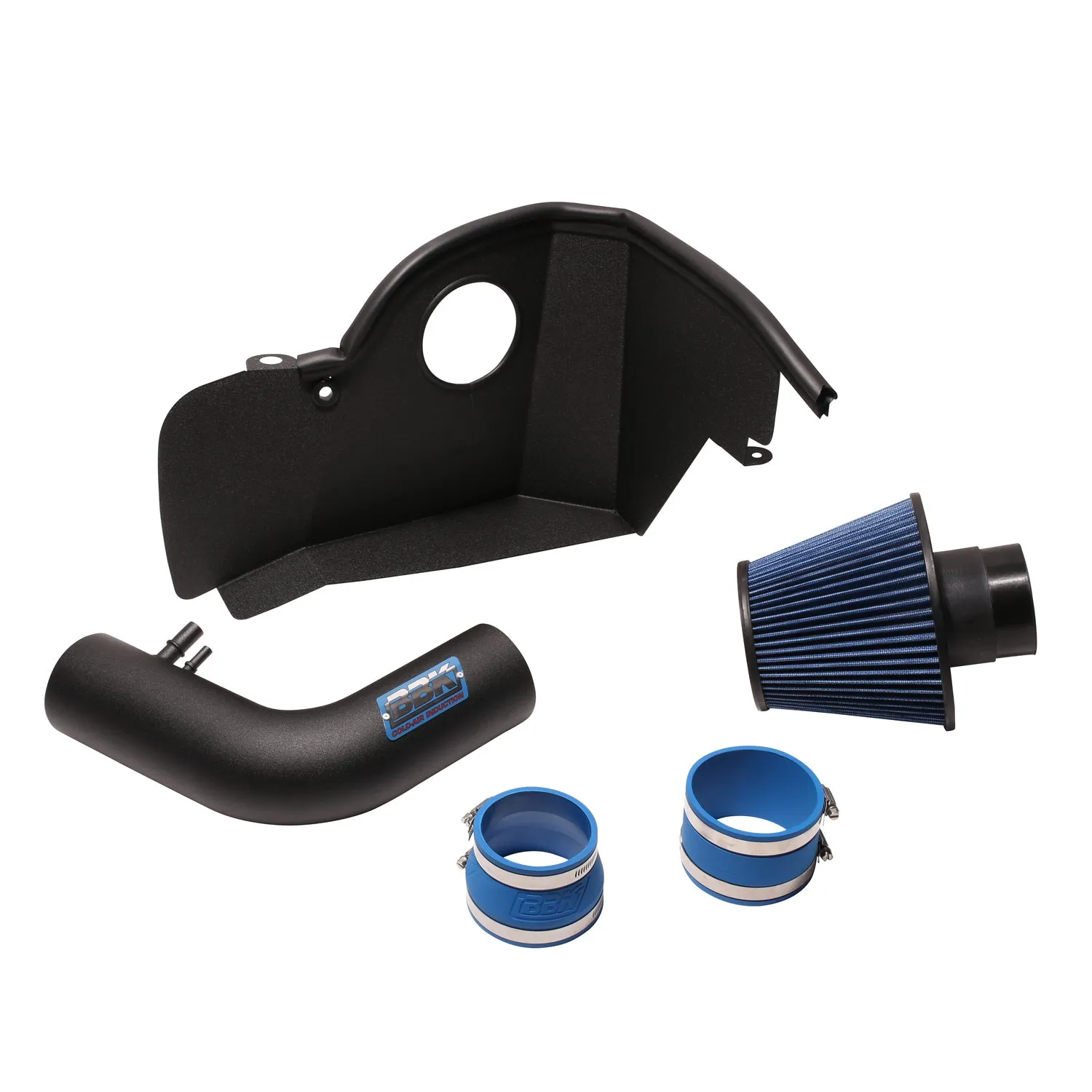 BBK Performance Parts 18465 2015-2017 MUSTANG V6 3.7L COLD AIR INDUCTION SYSTEM (BLACKOUT FINISH).
