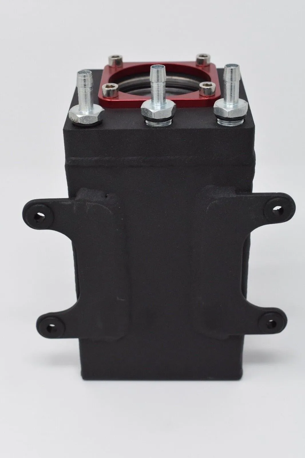 Billet Aluminum Bosch 044 1L High-Flow External Fuel Pump Surge Tank E85 For IE