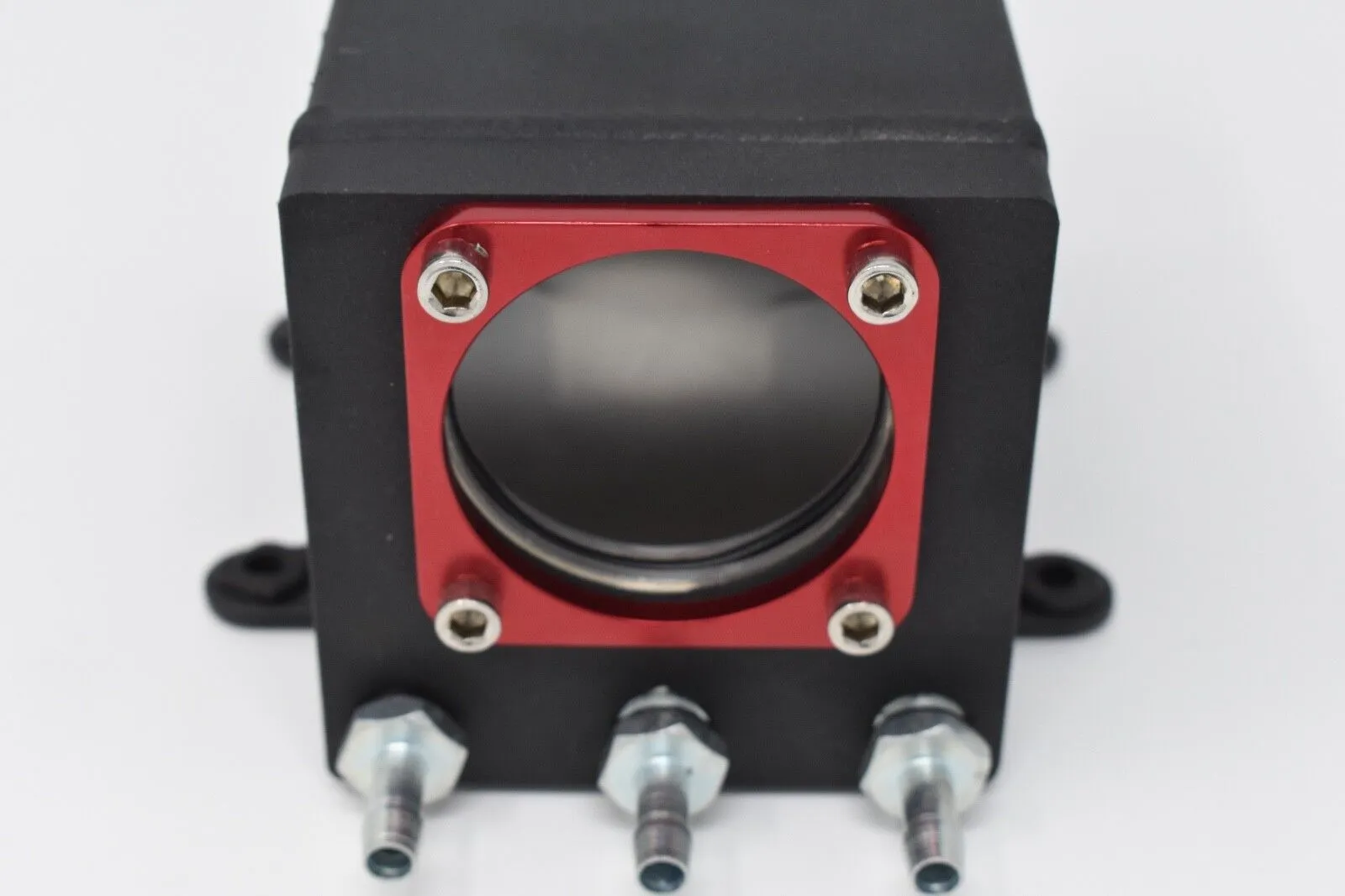 Billet Aluminum Bosch 044 1L High-Flow External Fuel Pump Surge Tank E85 For IE