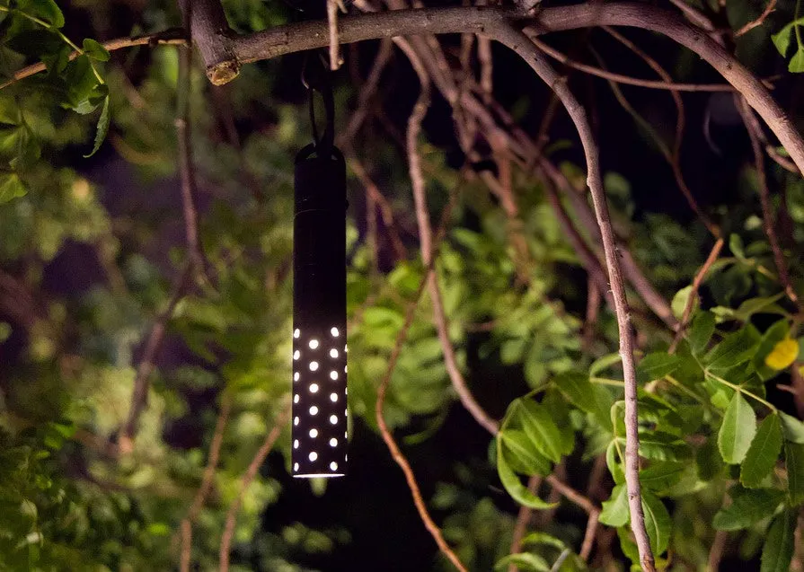 Brilliance VersaBeam Brass Perforated Shield with Hanging Loop in Brass Finish 3000K