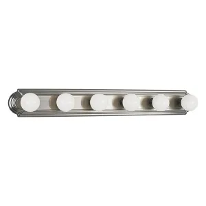 Broadway Six-Light Wall-Mount Bath Lighting Fixture