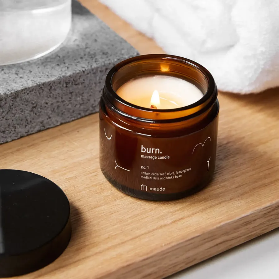 Burn no. 1 Massage Candle by Maude