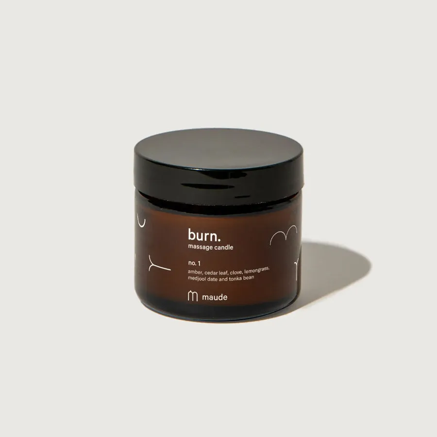 Burn no. 1 Massage Candle by Maude