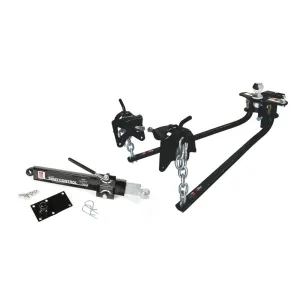 Camco EAZ-Lift Elite 1,200lb RV Weight Distribution Hitch | Adjustable Sway Control & Interchangeable Spring Bars | Pre-Installed Hitch Ball & Sway Control Ball | 1,400lb Max Tongue Weight (48069)