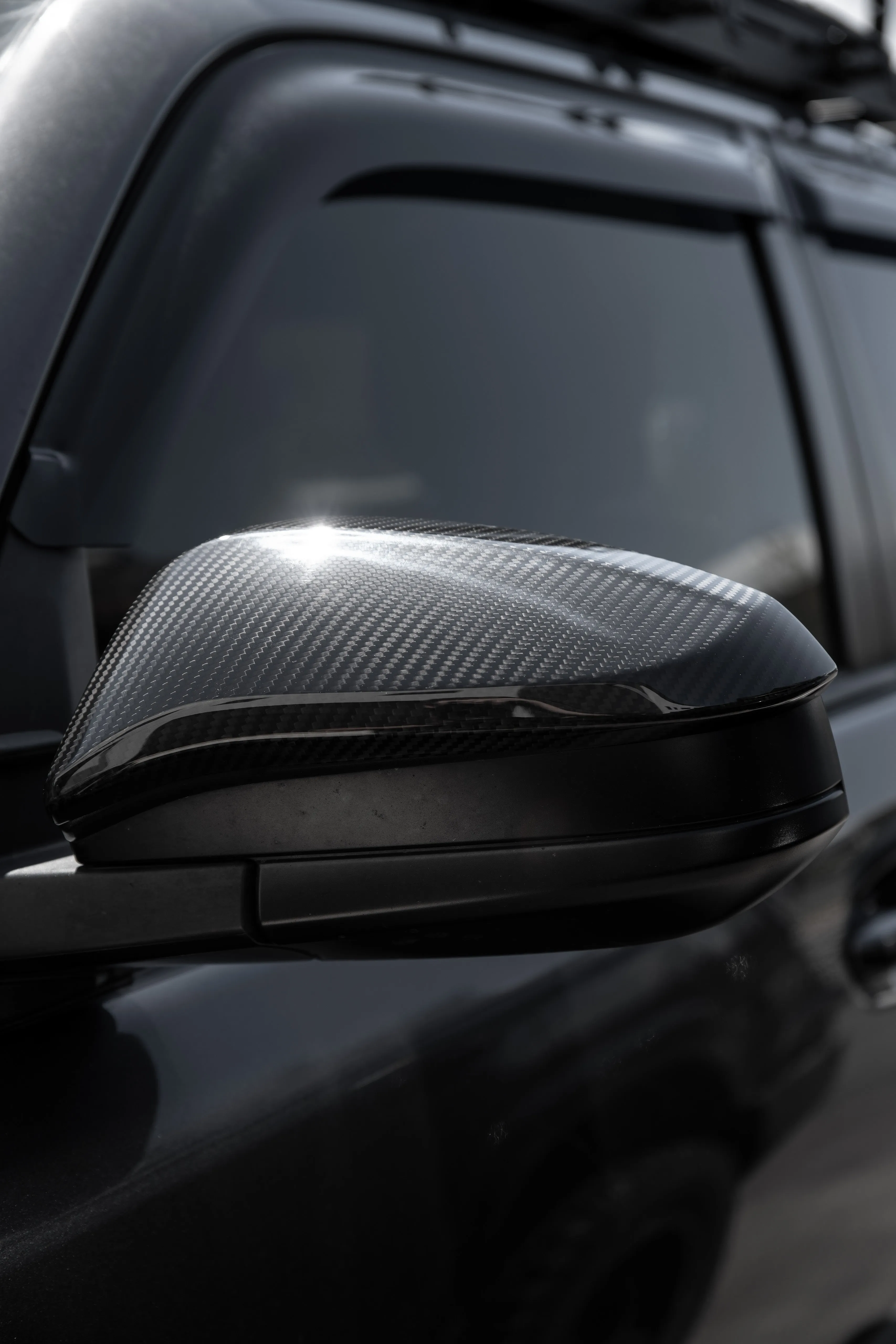 Carbon Fiber Mirror Caps For 4Runner (2014-2023)