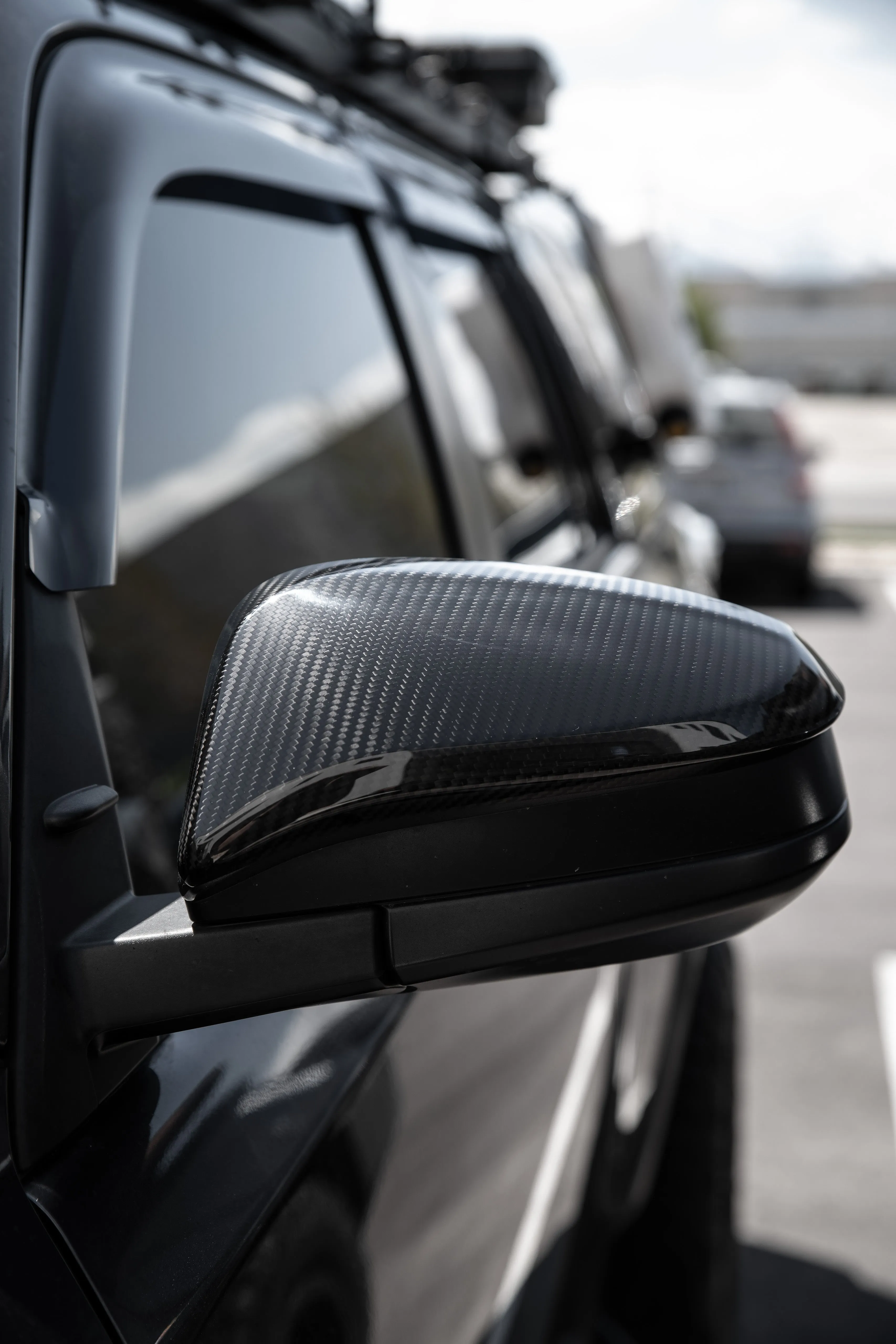 Carbon Fiber Mirror Caps For 4Runner (2014-2023)