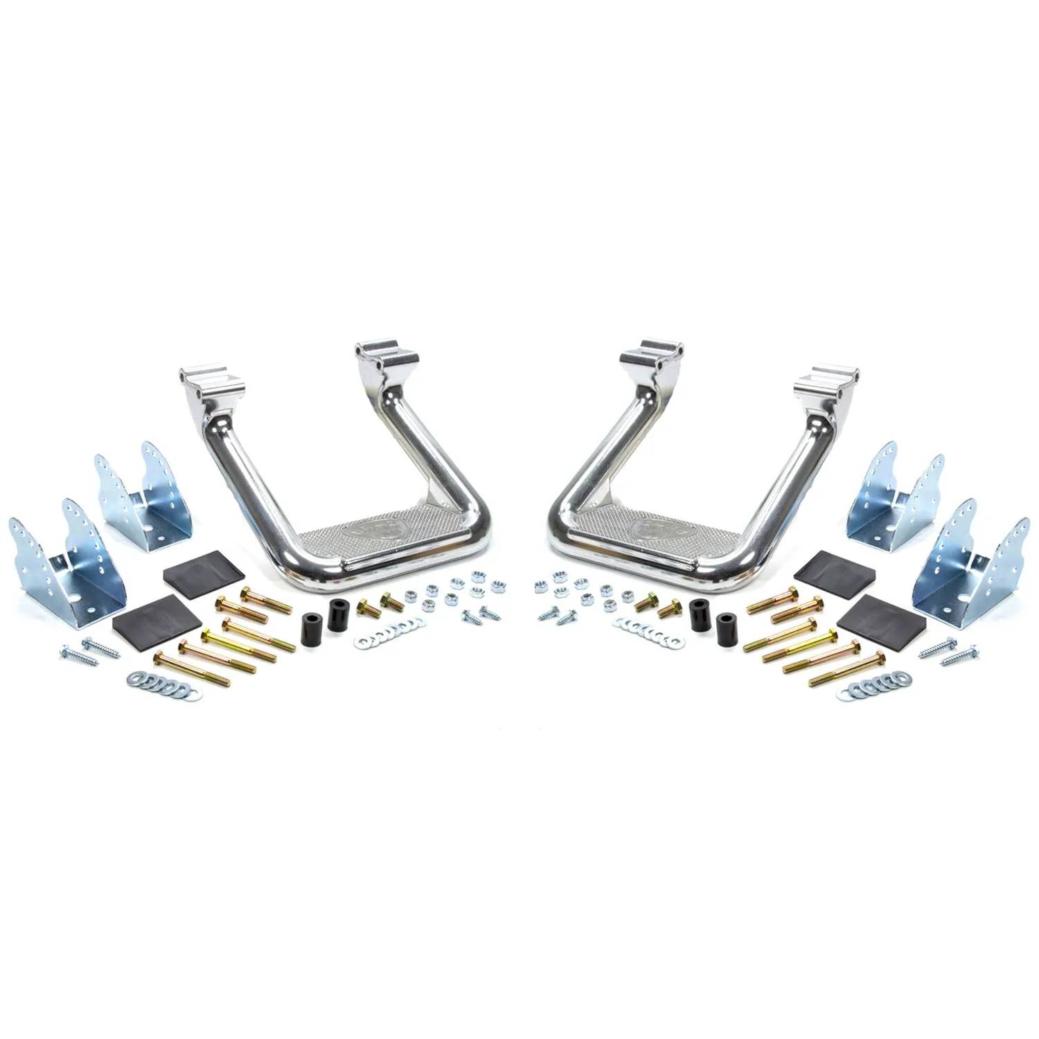 Carr Hoop II Step Bars - Polished Aluminum - Various Applications 103992 - Pair